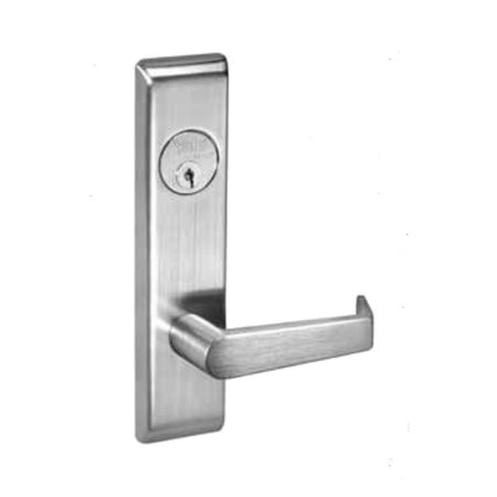 YALE Mortise Entrance or Storeroom Lock, Less Cylinder, AUCN Trim, Satin Chrome AUCN8860FL 626 LC